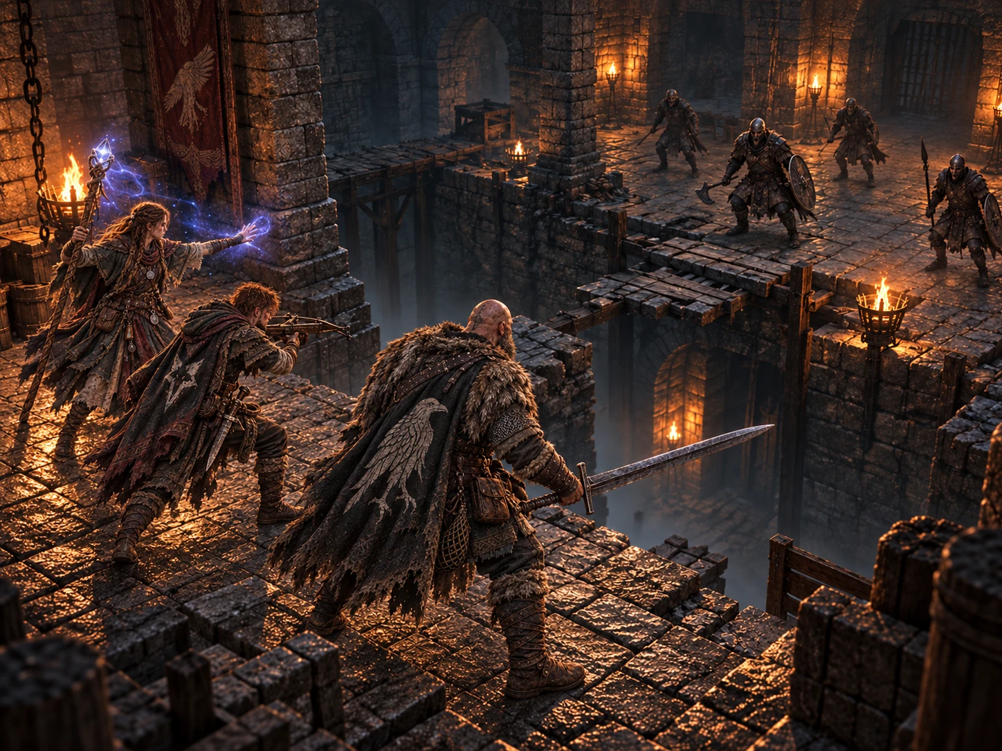 Think before you strike — promotional concept art
